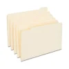 Staples 30% Recycled File Folder, 1/5 Cut, Legal Size, Manila, 100/Box (ST163378/163378)