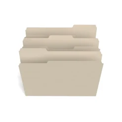 Staples 30% Recycled File Folder, 1/3-Cut Tab, Letter Size, Manila, 500/Carton (ST56675CT) Online