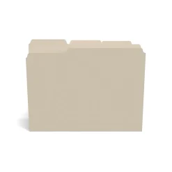 Staples 30% Recycled File Folder, 1/3-Cut Tab, Letter Size, Manila, 500/Carton (ST56675CT) Online