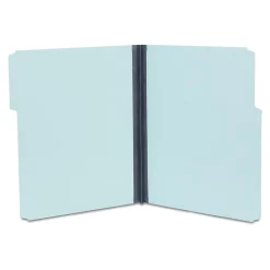 Staples 60% Recycled Heavyweight File Folders, 1/3-Cut Tab, Letter Size, Blue, 25/Box (ST606798) Online