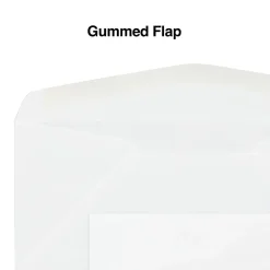 Staples #10 Window Envelopes, 4 1/8" x 9 1/2", White Wove, 500/Box (ST50151-CC)* Window