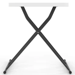 New ® 25.5" x 17.8" Heavy Duty Folding Table, White (79143) Folding Tables