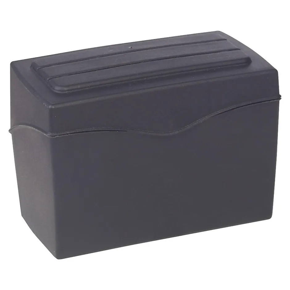 Outlet 3" x 5" Index Card File, Black (36936) Index Cards