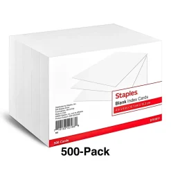 Sale 4" x 6" Index Cards, Blank, White, 500/Pack (TR51011) Index Cards