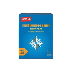 Outlet 8.5" x 11" Multipurpose Paper, 22 lbs., 98 Brightness, 500/Ream (22098) Multipurpose Paper