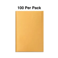 Staples 11.25" x 15" Self-Sealing Bubble Mailer, #5, Kraft, 100/Pack (ST56638)* Bubble Mailers