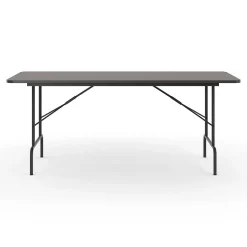 Discount 6' x 30" Wooden Heavy Duty Folding Table, Walnut (58366) Folding Tables