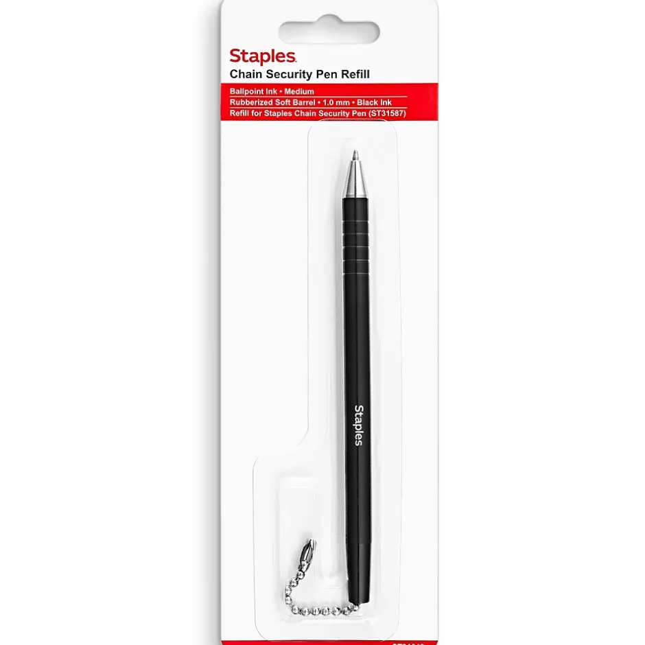 Staples ® Anchor Ballpoint Pen Refill, Medium Point, Black Ink (ST31642-CC) Discount