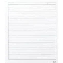 Staples Arc Notebook Systems System, 8.5" x 11", Narrow Ruled, 50 Sheets, White, 50/Pack (25186) Discount