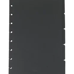 Staples ® Arc System Tab Dividers, Black, 5-5/6" x 8-1/2" Hot
