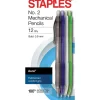 Staples ® Aura™ Mechanical Pencils 0.9mm Assorted 12pk [50370] Clearance