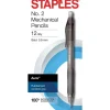 Staples Aura Mechanical Pencil, 0.9mm, #2 Medium Lead, Dozen (50441) Outlet