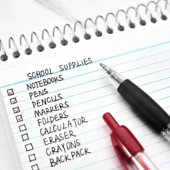 Staples Ballpoint Retractable Pens, Medium Point, Assorted Ink, 50/Pack (50371)