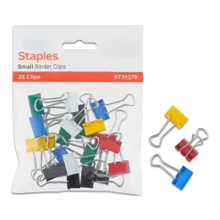 Staples Binder Clip Small 25 PK - Core Discount