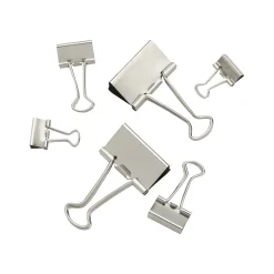 Staples Binder Clips, Assorted, Satin Silver, 30/Pack (21599) Best