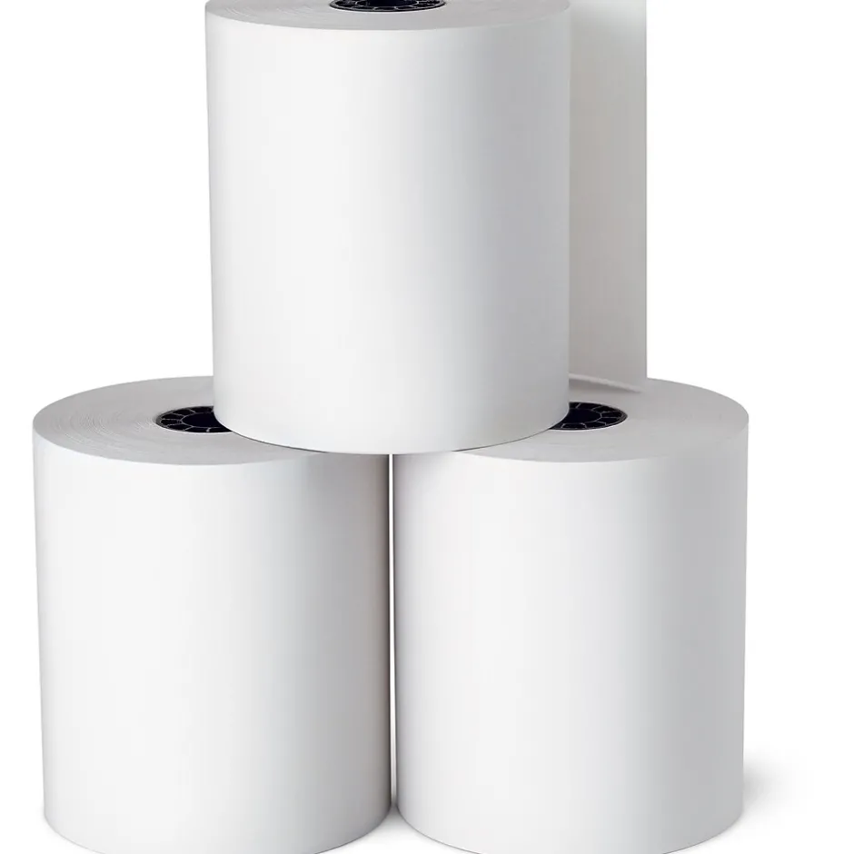 Hot Bond Paper Cash Register Rolls, 1-Ply, 3-1/4" x 240', 5/Pack (28405/3332) Pos Paper