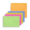 Staples Booklet Envelopes, 8 3/4" x 5 3/4", Assorted Colors, 50/Box (ST20558-CC)* Business