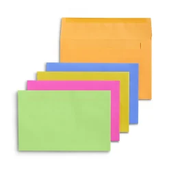 Staples Booklet Envelopes, 8 3/4" x 5 3/4", Assorted Colors, 50/Box (ST20558-CC)* Business