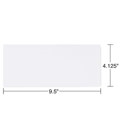 Staples Brand Self Seal #10 Business Envelopes, 4 1/8