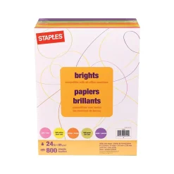 New ® Brights 8.5" x 11" (US letter) Multipurpose Paper, 24 lbs., 800/Ream (25492) Multipurpose Paper