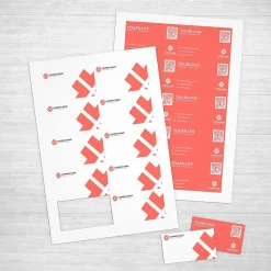 Outlet Business Cards, 3.5"W x 2"L, White 250/Pack (14633-CC) Business Cards