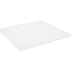 Clearance Carpet Chair Mat, 46" x 60", Designed for Low-Pile Carpet, Clear Vinyl (128304) Chair Mats