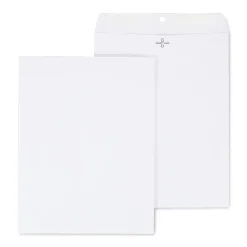 Staples Clasp & Gummed Catalog Envelopes, 10"L x 13"H, Bright White, 100/Box (570231N)* Catalog