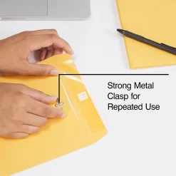 Staples Clasp & Moistenable Glue Kraft Catalog Envelopes, 7.5