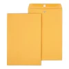 Staples Clasp & Moistenable Glue Kraft Catalog Envelopes, 10"L x 15"H, Brown, 100/Box (535021/19814)* Catalog