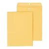 Staples Clasp & Moistenable Glue #10 Kraft Catalog Envelopes, 9"L x 12"H, Brown, 12/Pack (19004/594412)* Catalog