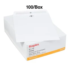 Staples Clasp Catalog Envelopes, 9