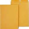 Staples Clasp Close Kraft Catalog Envelopes, 9"L x 12"H, Brown, 250/Box (487493/17242)* Catalog