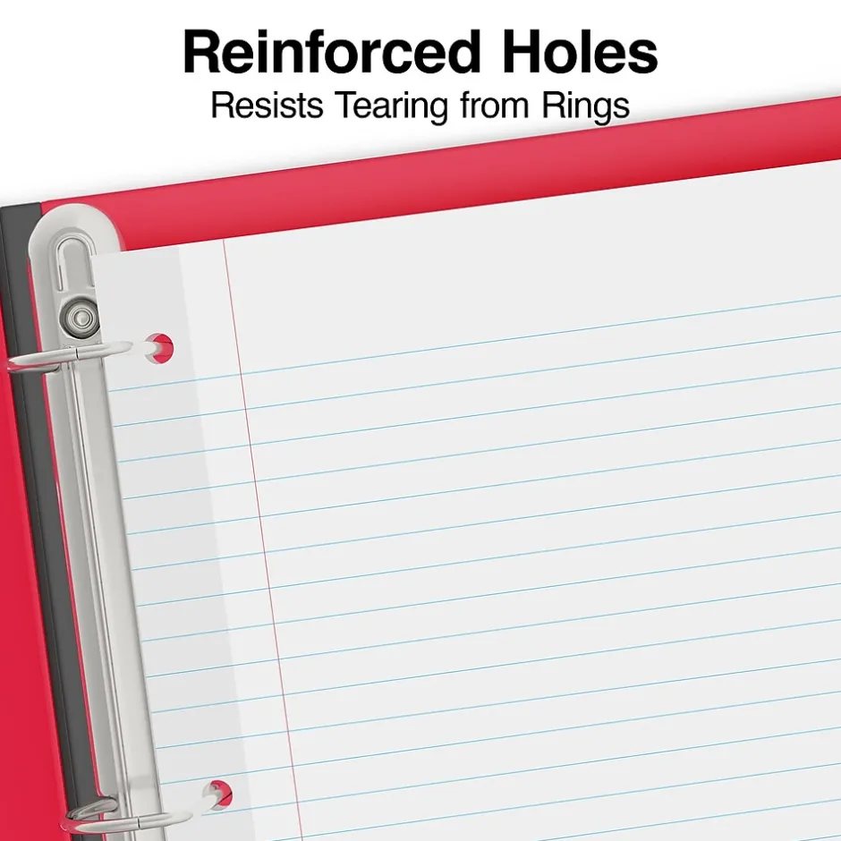 Staples College Ruled Filler Paper, 8.5" x 11", 100 Sheets/Pack, 12 Packs/Carton (TR16183) Best