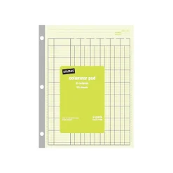 Outlet Columnar Books, 100 Pages, 6 Columns, Green, 2/Pack (217869) Accounting & Record Journals
