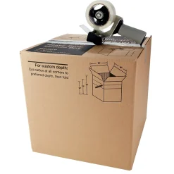 Staples ® Comfort Grip Tape Dispenser with Packing Tape, 1.88