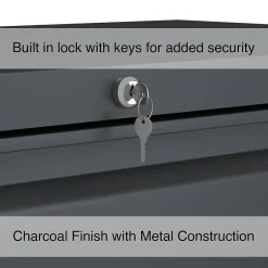 Clearance Commercial 4-Drawer Lateral File Cabinet, Letter/Legal Size, Lockable, 52.5