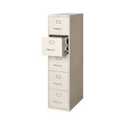 Best Commercial 5-Drawer Vertical File Cabinet, Letter Size, Lockable, 61.38