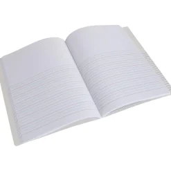 Staples ® Composition Notebooks, 7.5" x 9.75", Primary Ruled, 100 Sheets, Black/Red, 12/Carton (42079CT) Clearance