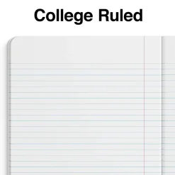 Staples Composition Notebook, 7.5" x 9.75", College Ruled, 100 Sheets, Black/White, 48/Carton (40451CT) Outlet