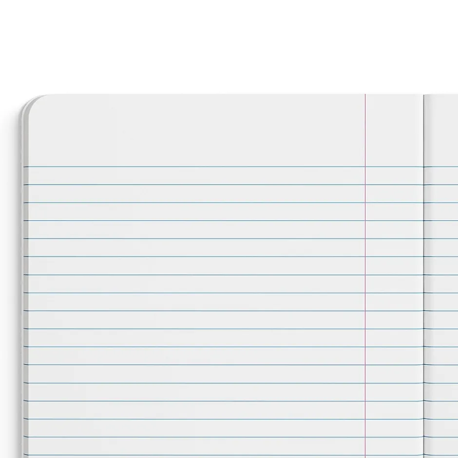 Staples Composition Notebook, 7.5" x 9.75", Wide Ruled, 80 Sheets, (ST55087) Black Best