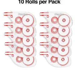 Staples Correction Tape, White, 10/Pack (ST59820) Outlet