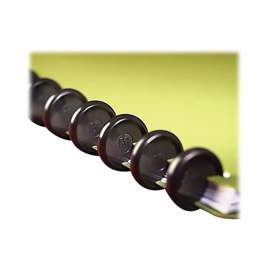 Staples ® Customizable Arc Notebook System, 9.38" x 11.25", Narrow Ruled, 60 Sheets, Black with Butterflies (28002) Clearance