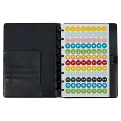 Staples Customizable Notebook Accessories, 5.5" x 8.5", Assorted Colors, 4/Pack (29478) Hot