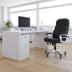 Clearance 3-Drawer Mobile Vertical File Cabinet, Letter Size, Lockable, 26.9