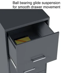 Clearance 4-Drawer Vertical File Cabinet, Letter Size, Lockable, 45.8