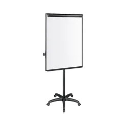 Best Dry Erase Easel, 74.5", Black Steel (28833US/CC) Dry Erase