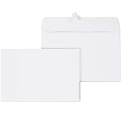 Staples EasyClose Booklet Envelopes, 6" x 9", White, 250/Box (SPL570225)* Business