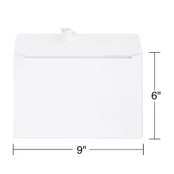 Staples EasyClose Booklet Envelopes, 6