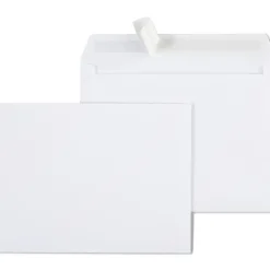 Staples EasyClose Booklet Envelopes, 12"L x 9"H, White, 100/Box (SPL570227)* Business