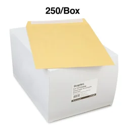 Staples EasyClose Self Seal #10 1/2 Kraft Catalog Envelope, 9